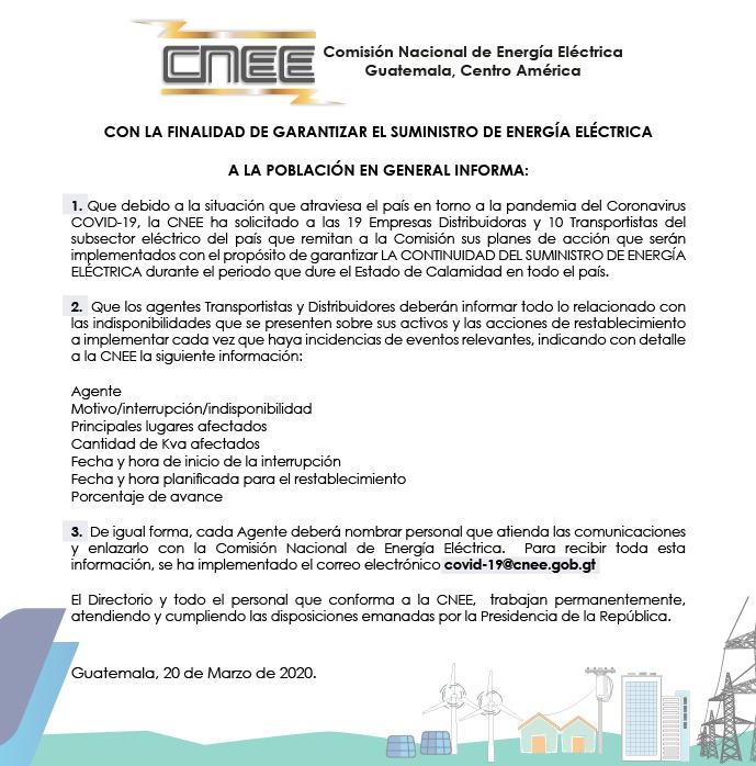 Garantía del suministro de la energía eléctrica